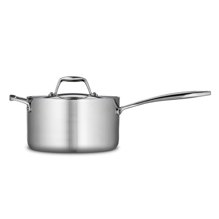 Tramontina 4 Quart Stainless Steel Triple Layer Sauce Pan with Lid 80116/024DS