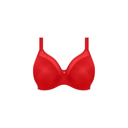 Elomi Women's Smooth Underwire Molded Bra, Haute Red, 48DD