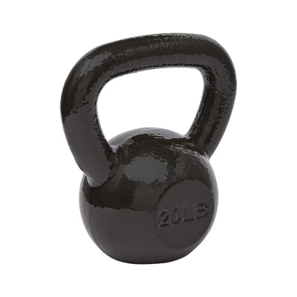 Amazon Basics Cast Iron Kettlebell with Enamel Fin