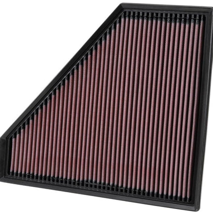 K&N Replacement air filter compatible with Cadillac ATS 2.0, 2.5, 3.6 2013-2017 / CTS 2.0, 3.6 2014- / Chevrolet Camaro 2.0, 3.6 2016- (33-2496)