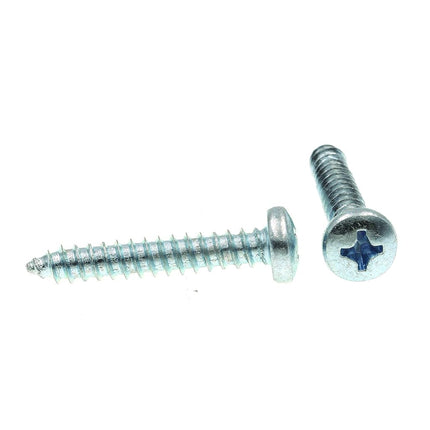 Prime-Line 9019795 Sheet Metal Screw, Self-Tapping, Pan Head Phillips, #8 X 1 in, Zinc Plated Steel, Pack of 75