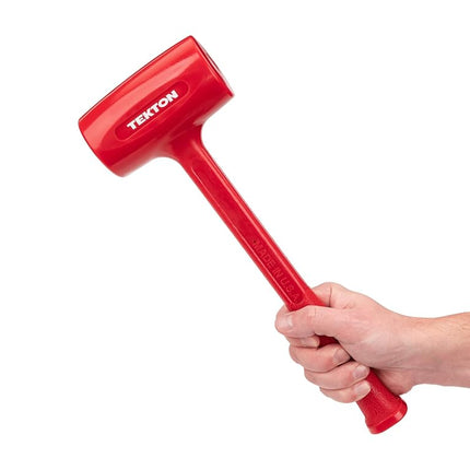 TEKTON 45 oz. Dead Blow Hammer | Made in USA | HDB30045,Red