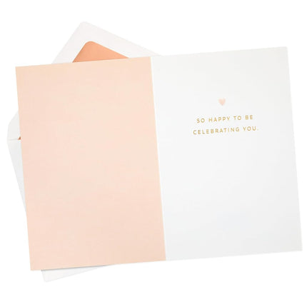 Hallmark Signature Bridal Shower Card (Showered with Love)