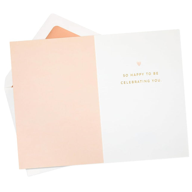 Hallmark Signature Bridal Shower Card (Showered with Love)