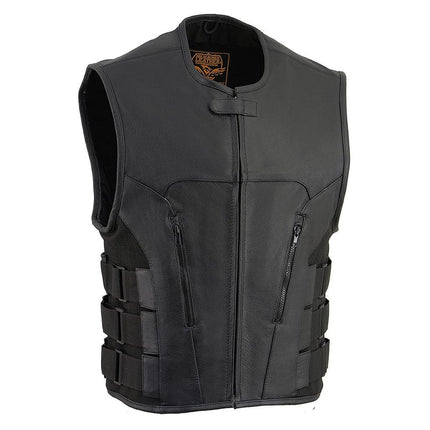 Milwaukee Men's Swat Style Zipper Front Vest (Blac