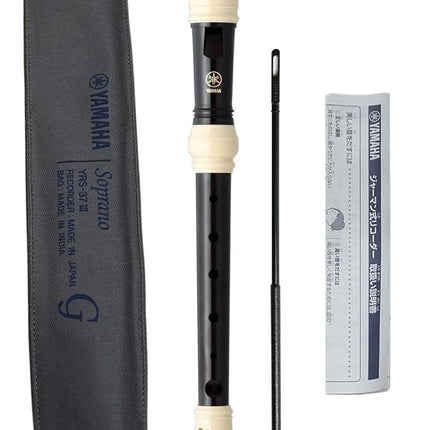 Yamaha ABS Plastic Soprano Recorder German Expression Yrs-37iii