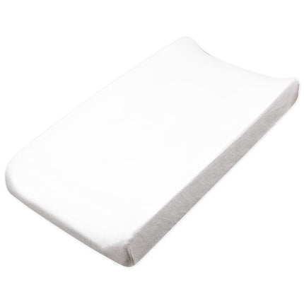 HonestBaby Baby Organic Terry Cotton Changing Pad Covers, Bright White, One Size