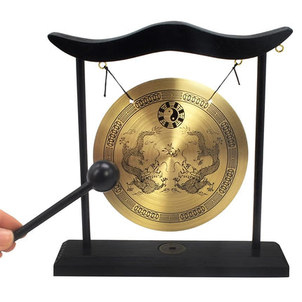 Gong de bureau Feng Shui Zen Art en laiton H1303
