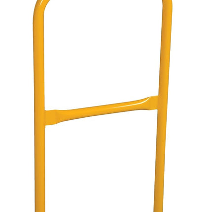 Vestil VDKR-2 Pipe Safety Railing with Powder Coat Yellow Finish, Steel, 24" Length, 1-5/8" Outside Diameter