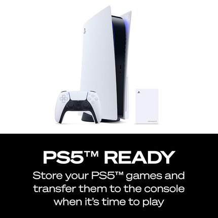 Seagate Game Drive for PS5 5TB External HDD - USB 3.0, Officially Licensed, Blue LED (STLV5000100)
