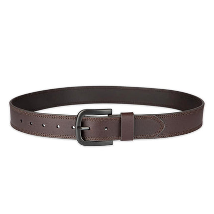Dickies Men's Two Row Stitch Belt, Brown, Waist 50