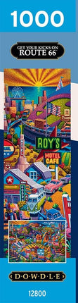 Buffalo Games - Eric Dowdle - Get Your Kicks on Route 66-1000 Piece Jigsaw Puzzle for Adults - Challenging Puzzle Perfect for Game Nights - Finished Size is 26.75 x 19.75