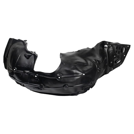 TRQ Front Right Inner Fender Liner Black Passenger