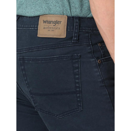 Wrangler Authentics Men's Slim Fit Straight Leg Jean, Dark Sapphire, 34W x 30L