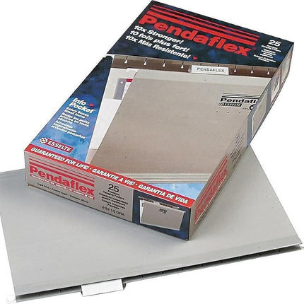 Pendaflex Recycled Hanging Folders,Gray, Legal
