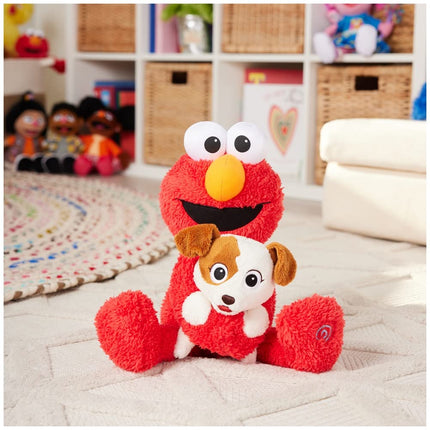 GUND Sesame Street Peluche animée officielle « Furry Friends Forever Dance & Play » Elmo et Tango, jouet sensoriel en peluche pour les 1 an et plus, rouge/crème, 33 cm