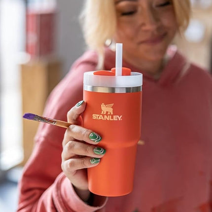 STANLEY Quencher H2.O FlowState™ Tumbler 20oz Tigerlily