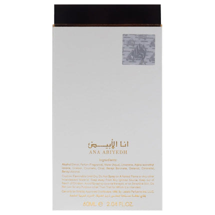 Lattafa Ana Abiyedh Leather(U) 60Ml Edp