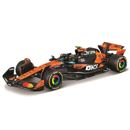 Bburago McLaren F1 MCL39 2025#4 Norris Diecast Model Car 1:43 with Display Case and Base Detailed F1 McLaren Replica Officially Licensed, Recommended Age 14+ Years
