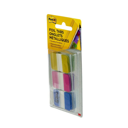 Post-it Foil Tabs, Iridescent Colors, 36 Tabs/Pack, 1 in x 1.5 in (686-FLOPBT)