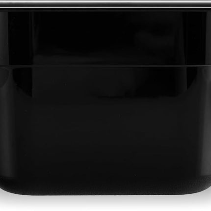 Carlisle FoodService Products StorPlus Food Storage Container 1/6 Size Food Pan for Serving and Storing Hot or Cold Food, 1.7 Qt, 1 Count, Black