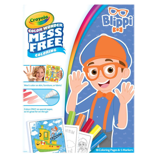 Crayola Color Wonder Blippi, Mess Free Coloring Pa