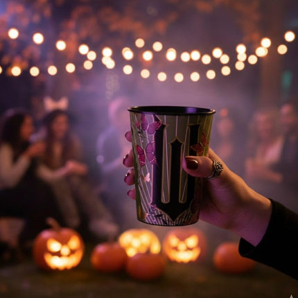 Wicked Party Reusable Plastic Favor Tumbler - 16 oz. (1 Pc.) - Durable & Washable Cup, Bold Halloween Print - Perfect for Trick-or-Treat Stations, Class Parties & Boo-Bash Favors