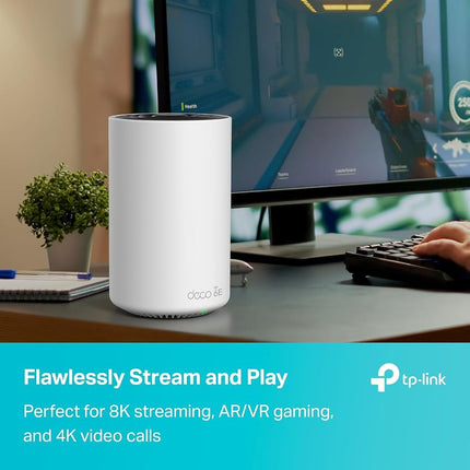 TP-Link Deco AXE4900 Tri-Band WiFi 6E Mesh WiFi System (Deco XE70 Pro) - 2.5G WAN/LAN Ports, 4.9 Gbps Wi-Fi 5,500 Sq. Ft Coverage, Connect up to 200 Devices, New 6 GHz Band 2-Pack 2024 Release