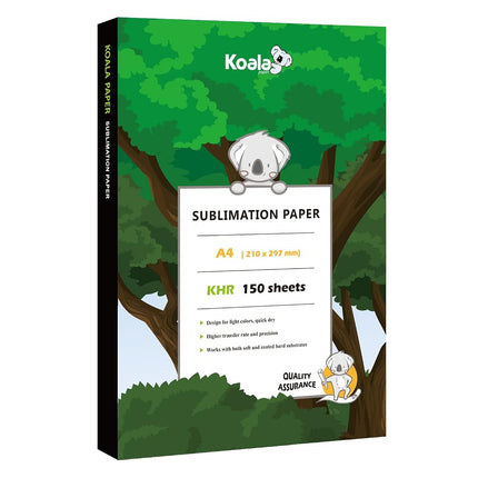 Koala Sublimation Paper 150 Sheets A4 Size 8.3x11.