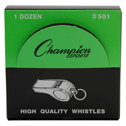 Champion Sports Medium Weight Metal Whistle