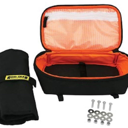 Nelson Rigg RG-025R Rigg Gear Rear Fender Bag with Tool Roll,1 Pack, Black/Grey