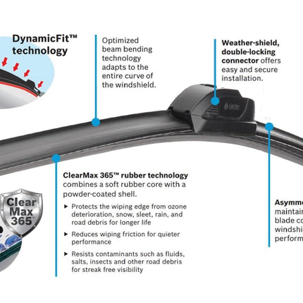 BOSCH 28A ICON Premium Beam Wiper Blade; 28" - Single