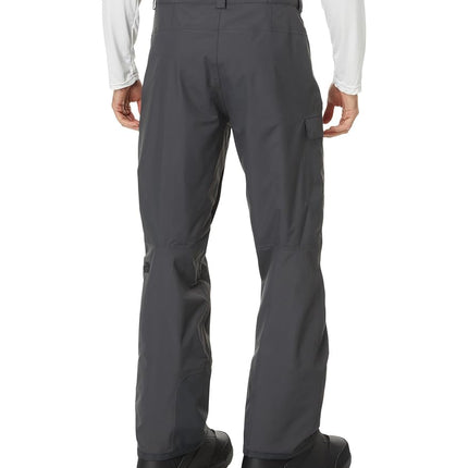 Pantalon de ski et snowboard The North Face Freedom pour homme - Imperméable, non isolé, poches cargo, guêtres aux chevilles, gris asphalte-NPF, taille X-Large court