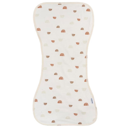 Gerber Baby Unisex Burp Cloths 5-Pack, Rust Tan, Size 10.5" x 21"