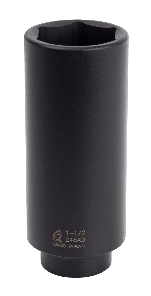 Sunex 248xd 1/2-Inch Drive 1-1/2-Inch Extra Deep Impact Socket