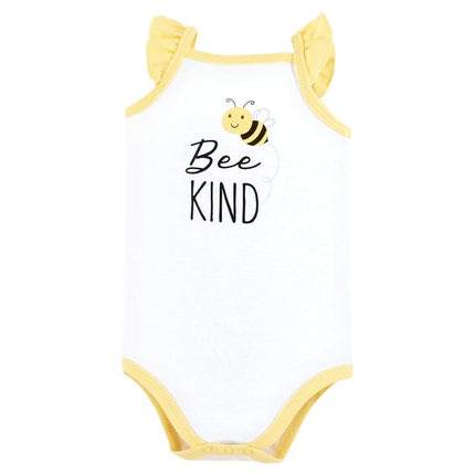 Hudson Baby Bodysuits sans manches en coton unisexe pour bébé, Bee Kind, 0-3 Mois