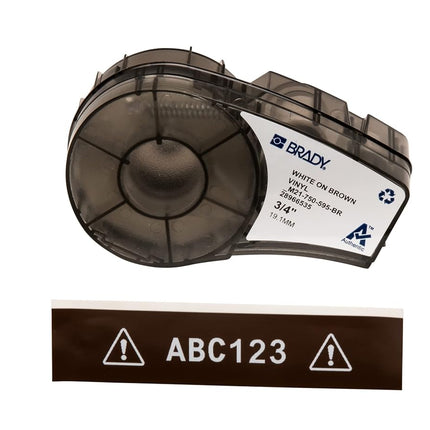 Brady M21-750-595-BR Cartridge, B595 Vinyl Indoor/
