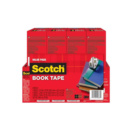 Scotch Book Tape Value Pack 845-VP