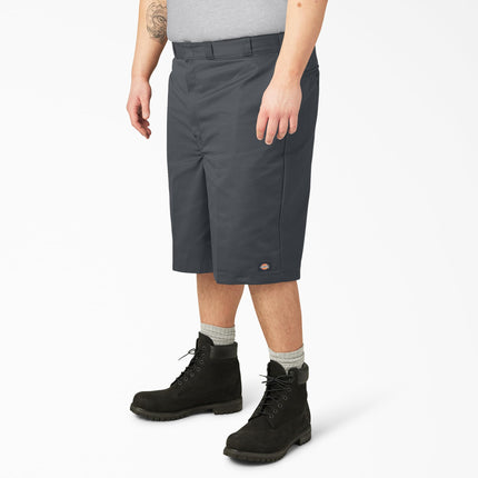 Dickies Men's Big and Tall 13 Inch Loose Fit Multi-Pocket Work Short, Charcoal 48