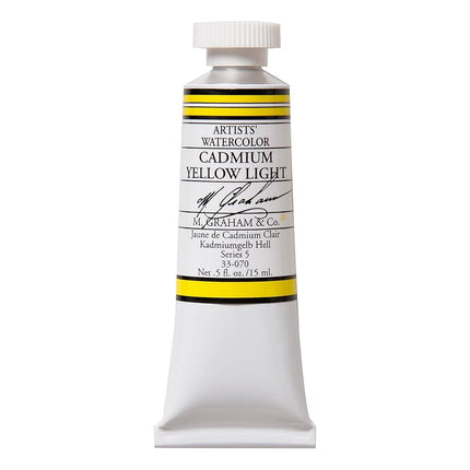 M. Graham 1/2-Ounce Tube Watercolor Paint, Cadmium
