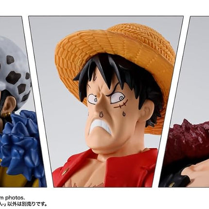 TAMASHII NATIONS One Piece figurine S.H. Figuarts Eustass Kid -The Raid on Onigashima- 15 cm, Red