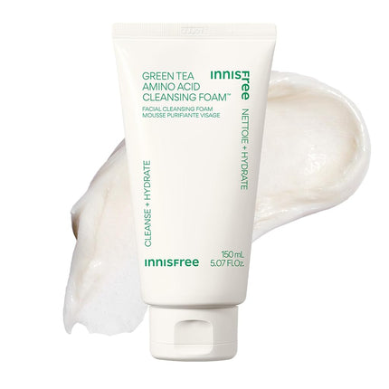 innisfree Green Tea Amino Acid Cleansing Foam, Sul