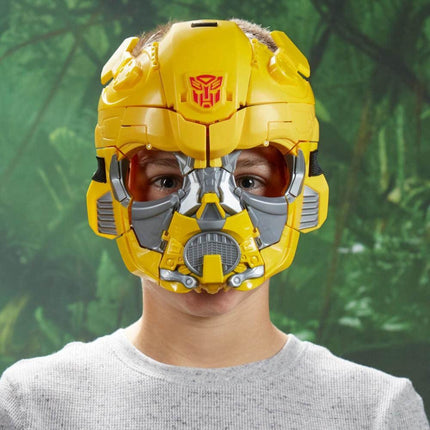 Transformers Toys Rise of the Beasts Film Bumblebee 2-in-1 Converting Mask for Ages 6 and Up, 22.5 cm