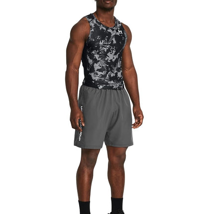 Under Armour Men's Tech Woven Wordmark Shorts Castlerock/White XXL XXL