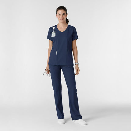 WonderWink Women's Bootcut Scrub Pant, Navy, X-Small