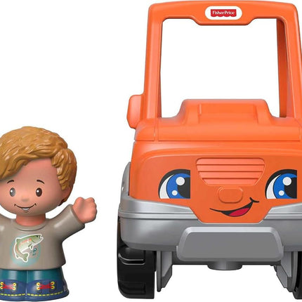 Fisher-Price Little People Vehicle and Figure - Fisherman and Truck