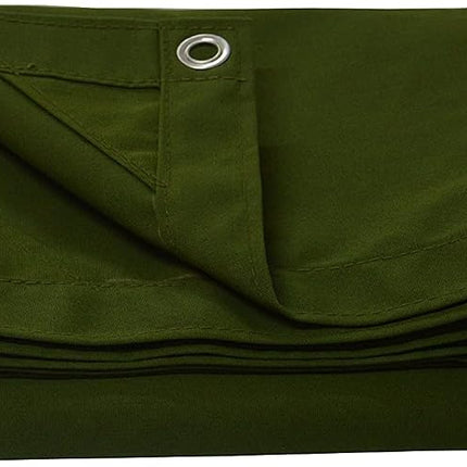 CARTMAN 5x7 Feet 12 Oz Heavy Duty Canvas Tarp, Green