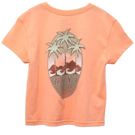 Roxy camiseta con cuello redondo estilo boyfriend para niñas, Salmon Arcana 241, 7
