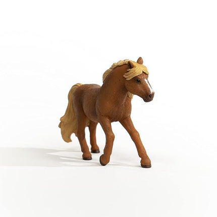 Schleich Horse Club - Iceland Pony Stallion Toy Figurine - Kids 5+ | 13943