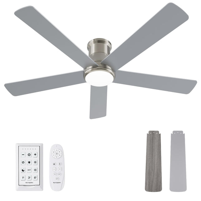 Autoday 52 Inch Ceiling Fans with Lights and Remot